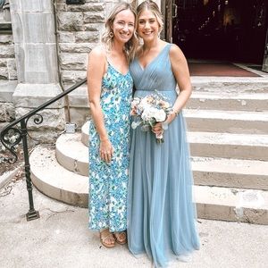 Blue Bridesmaid Dress
